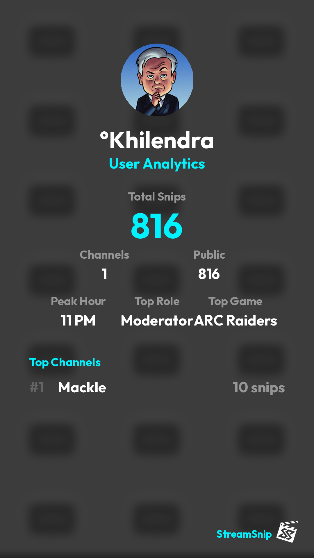 Stats Share Card
