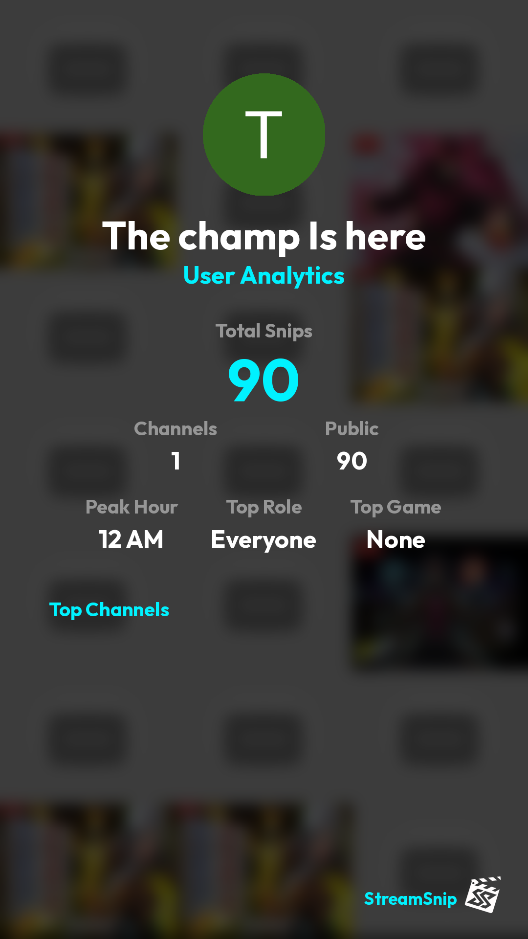 Stats Share Card