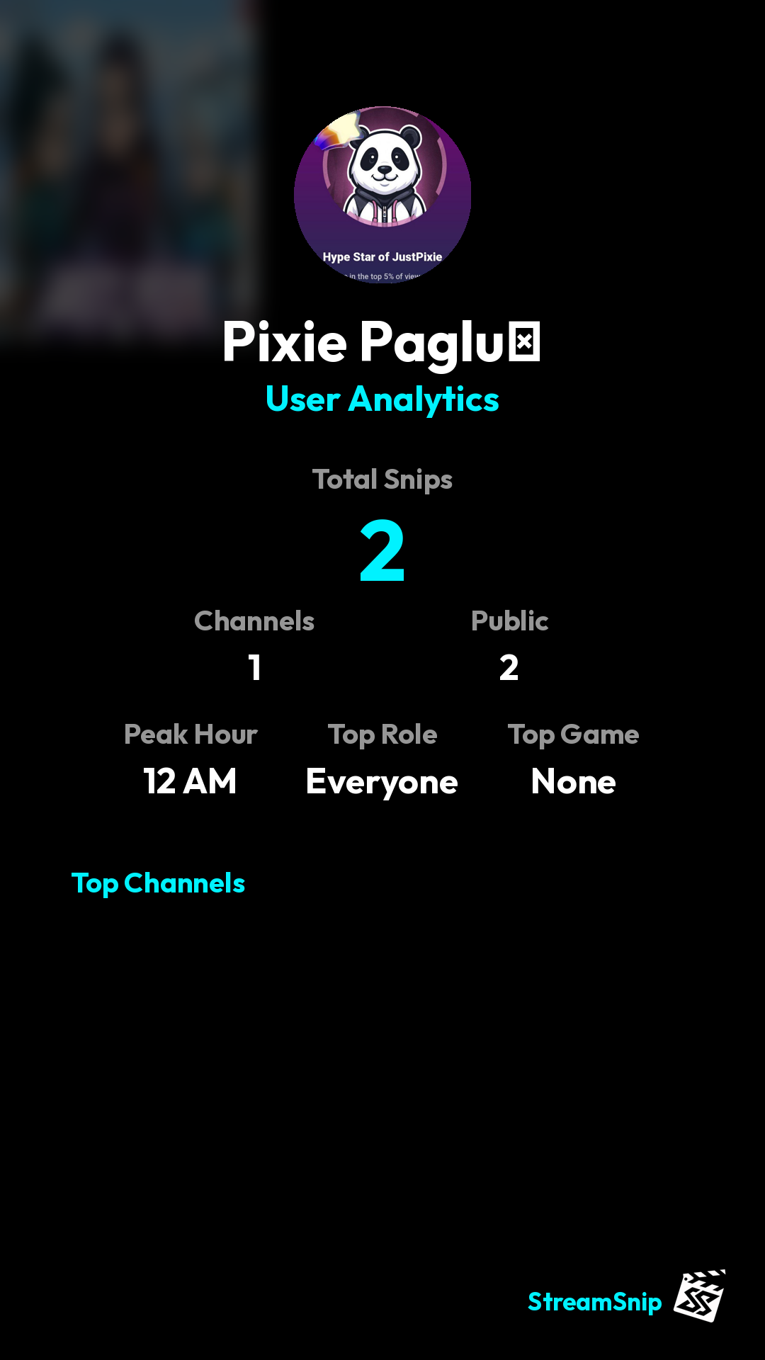 Stats Share Card