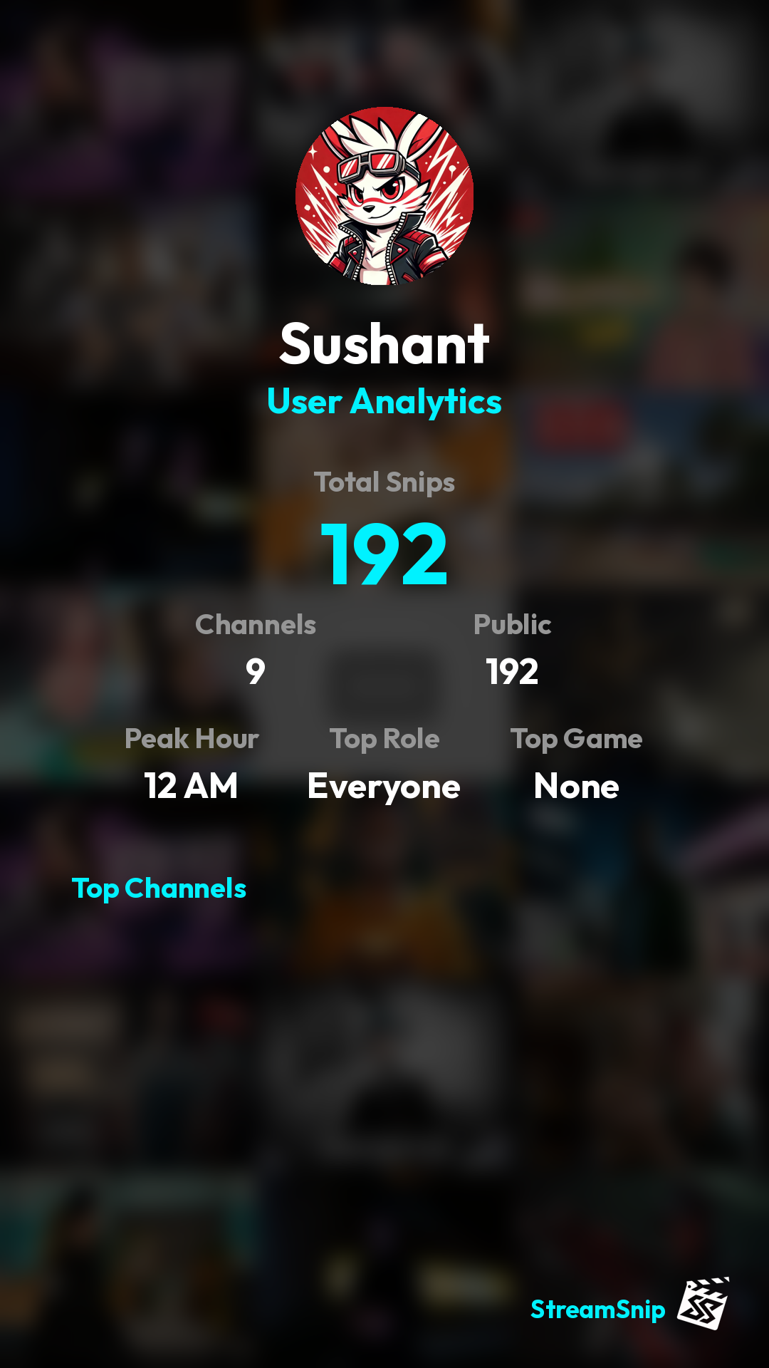 Stats Share Card