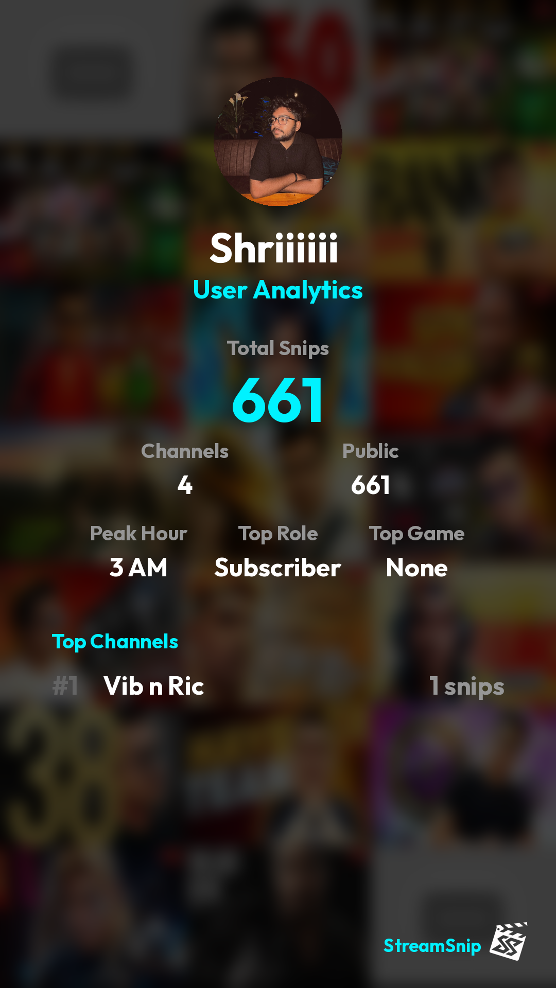 Stats Share Card