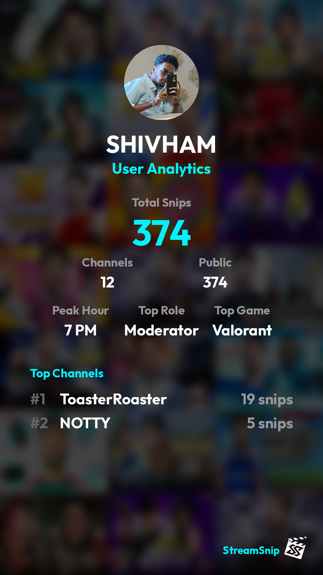 Stats Share Card