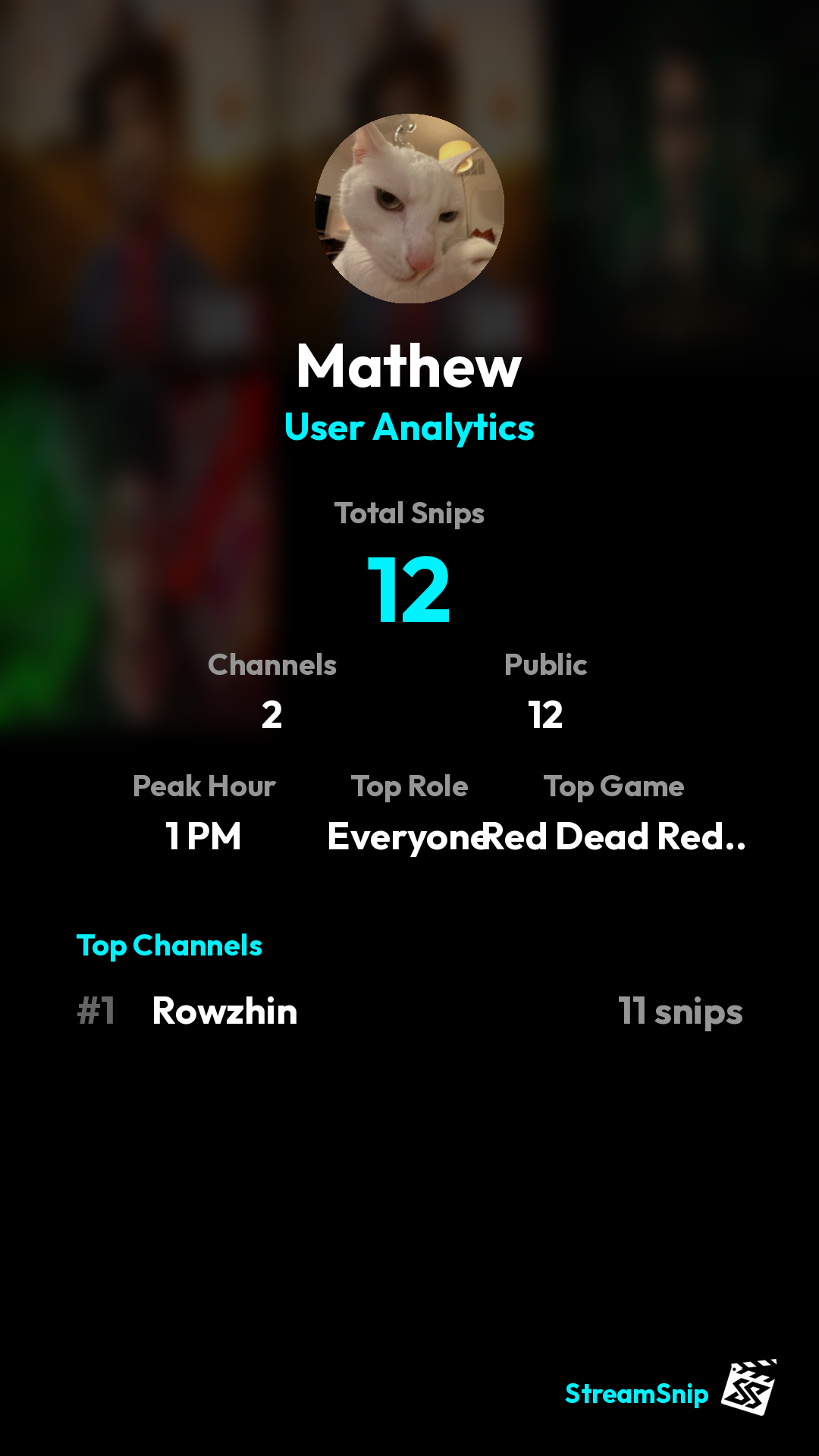 Stats Share Card