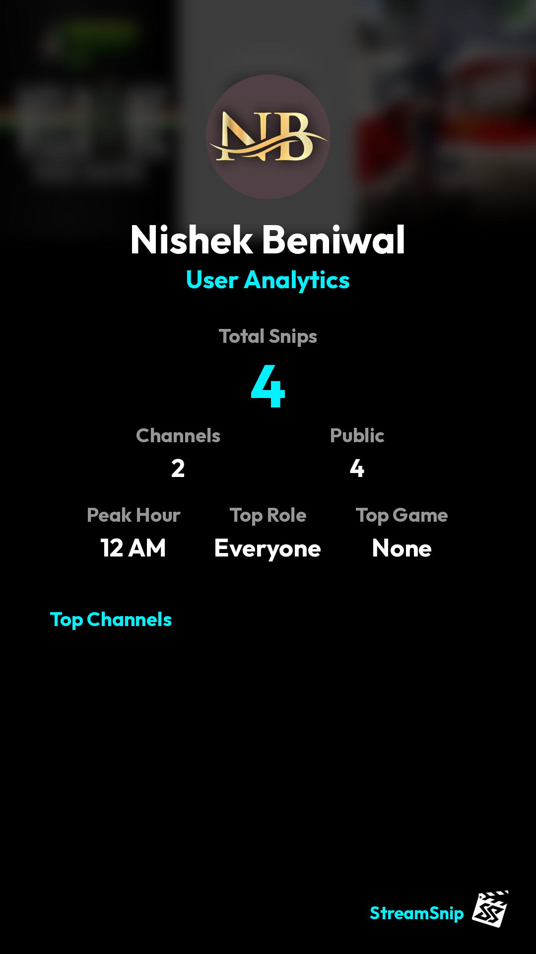 Stats Share Card