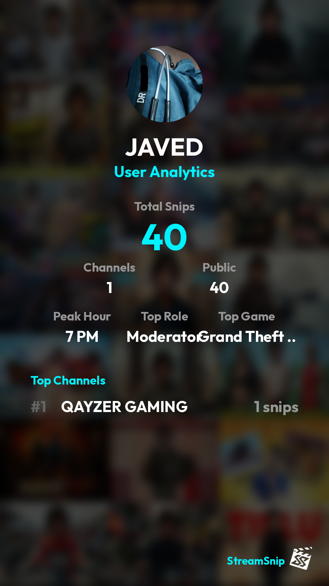 Stats Share Card