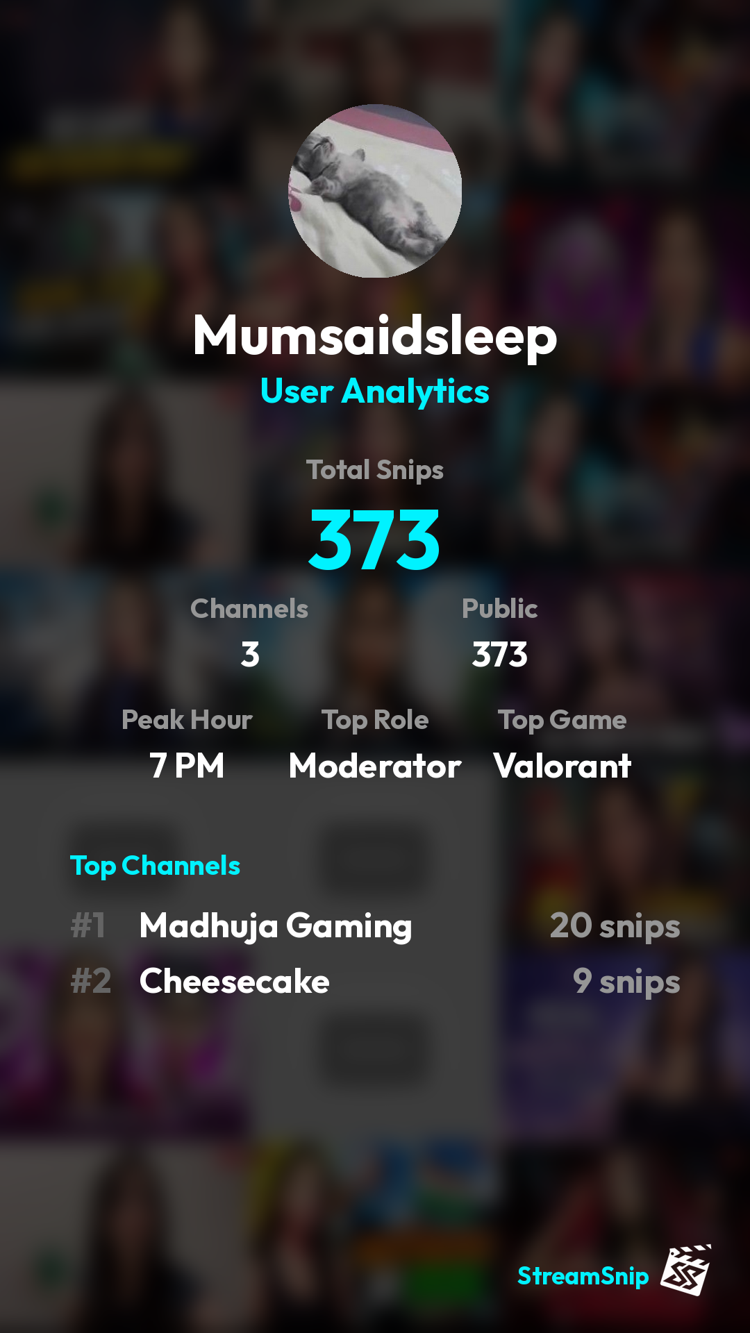 Stats Share Card