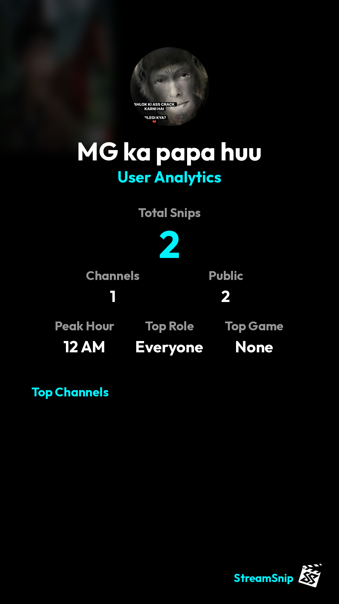 Stats Share Card