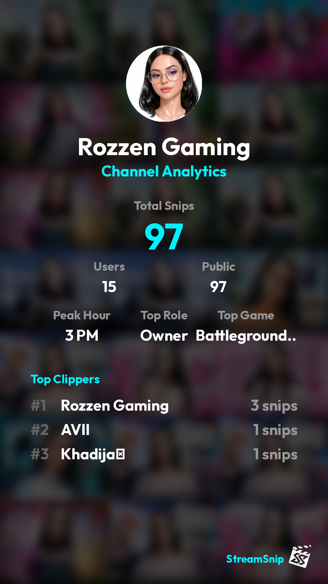 Stats Share Card