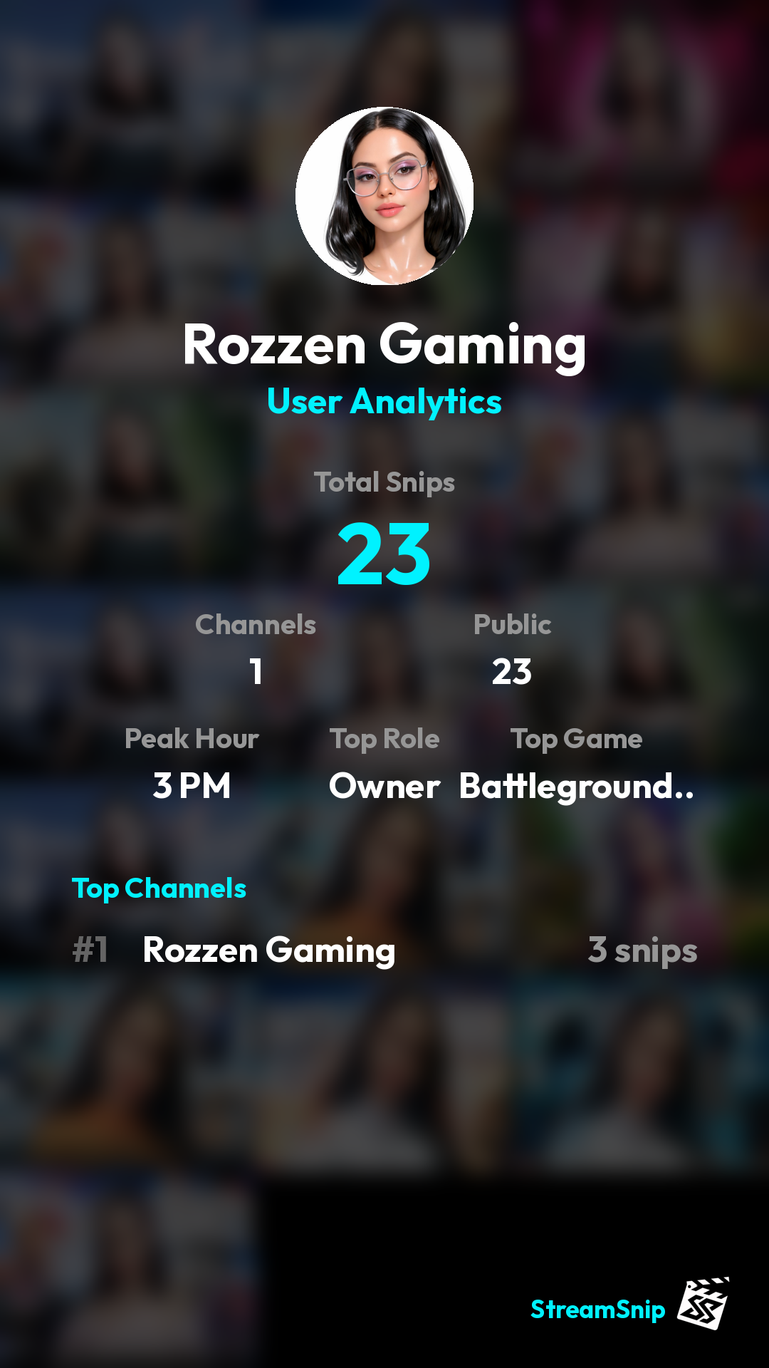 Stats Share Card