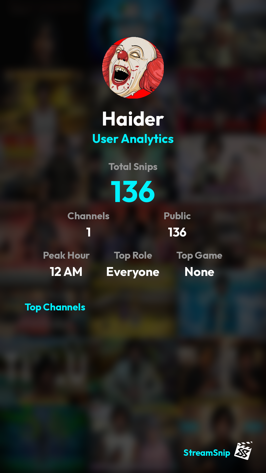 Stats Share Card