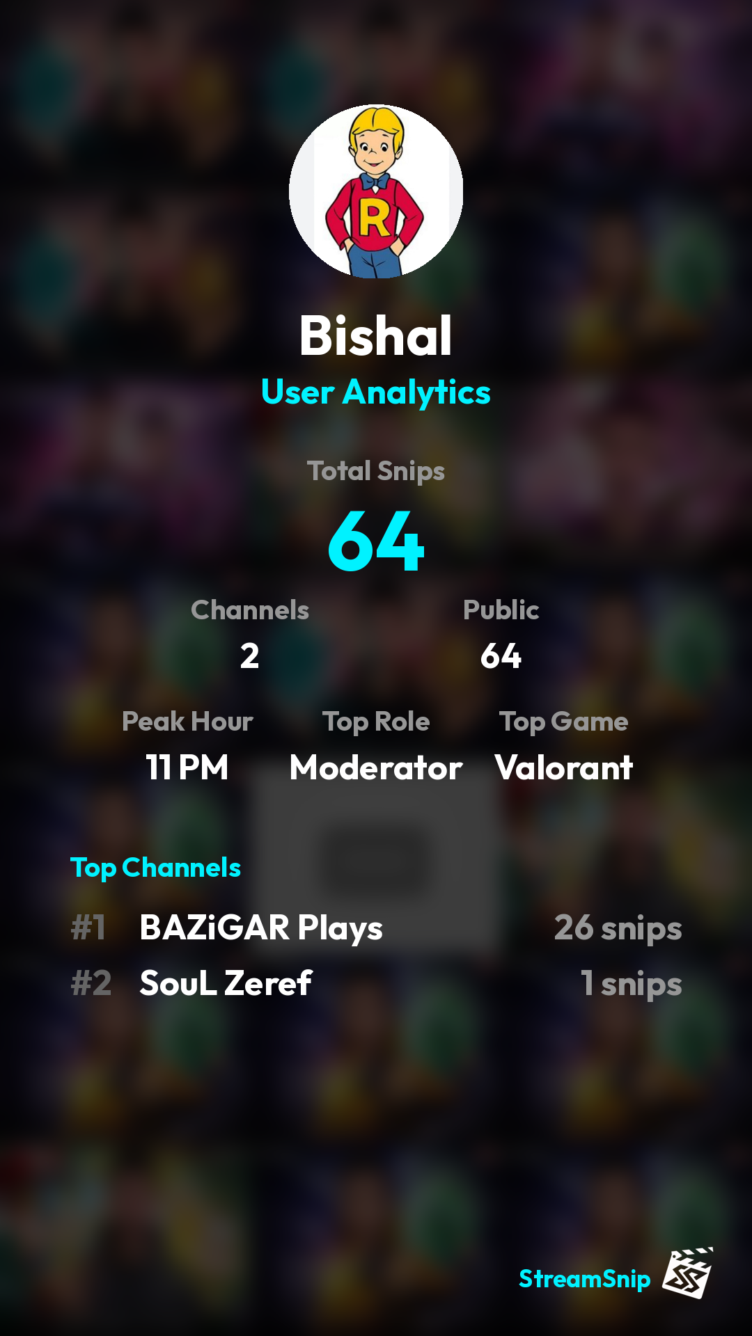 Stats Share Card