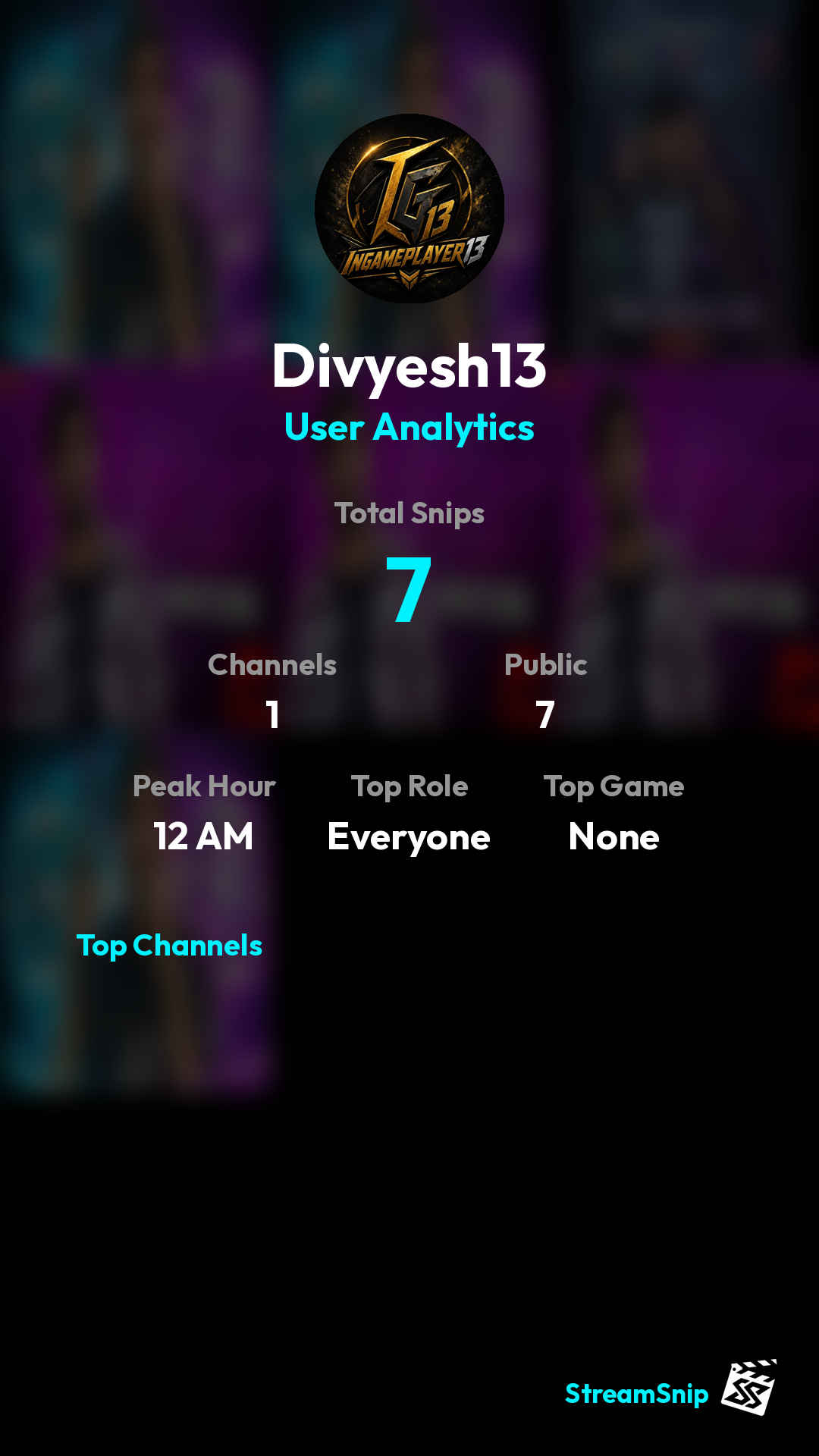 Stats Share Card
