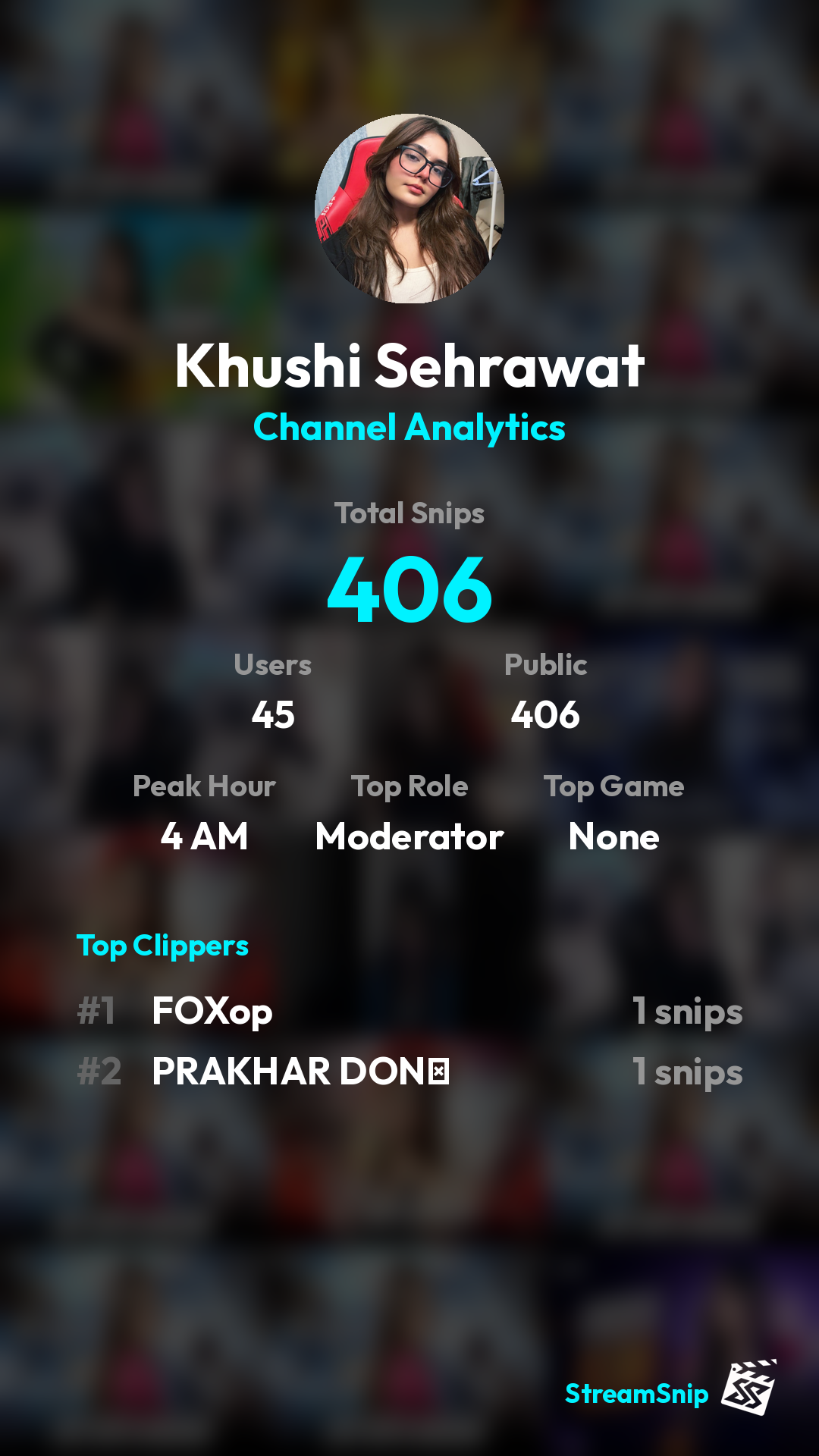 Stats Share Card