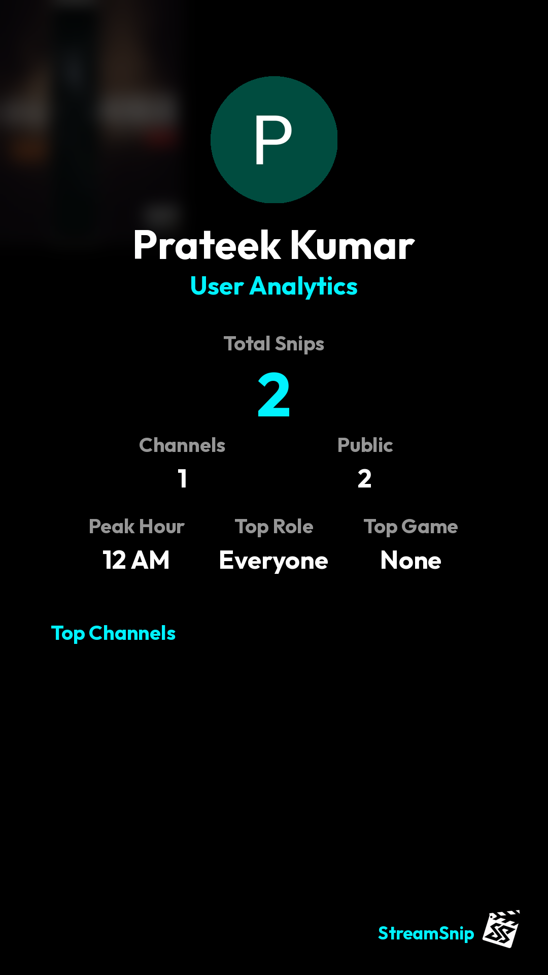 Stats Share Card