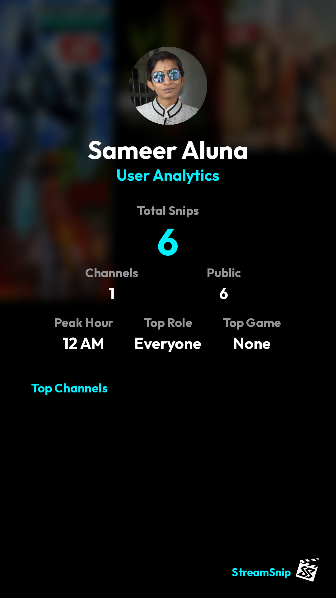 Stats Share Card