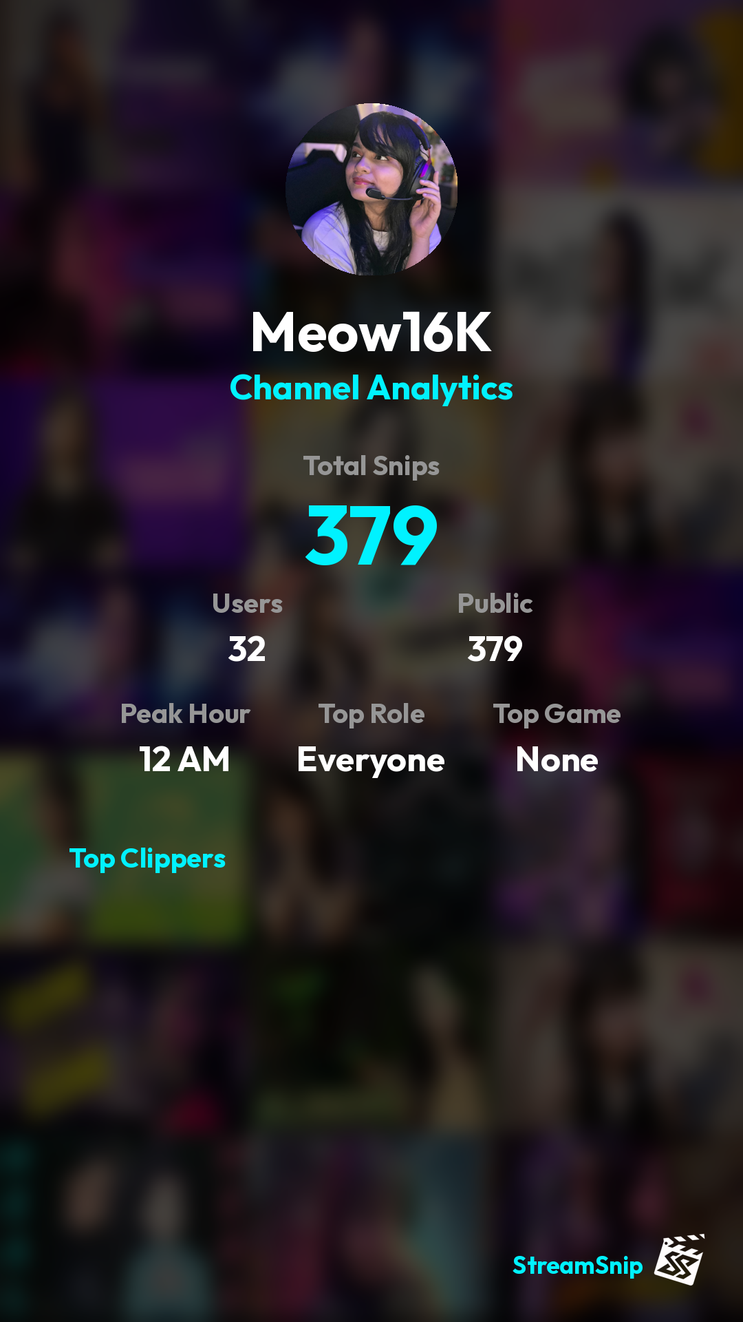 Stats Share Card