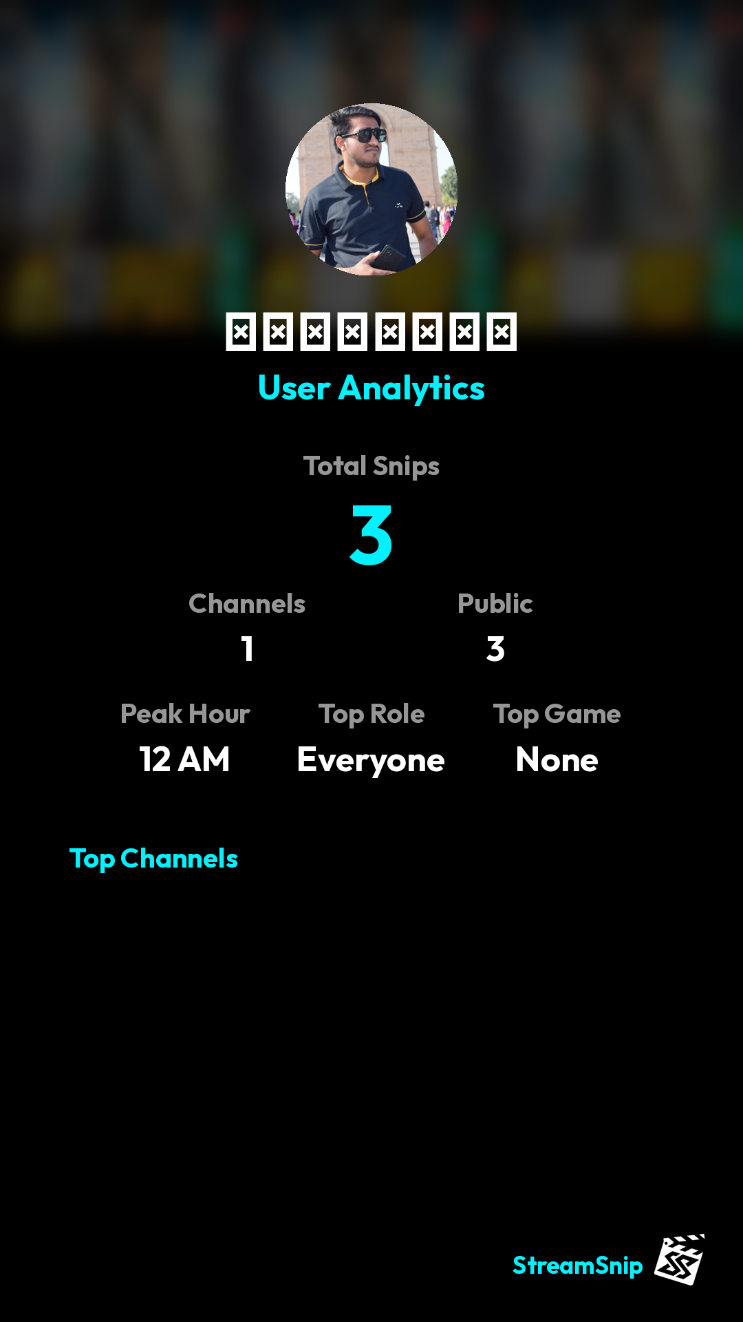 Stats Share Card