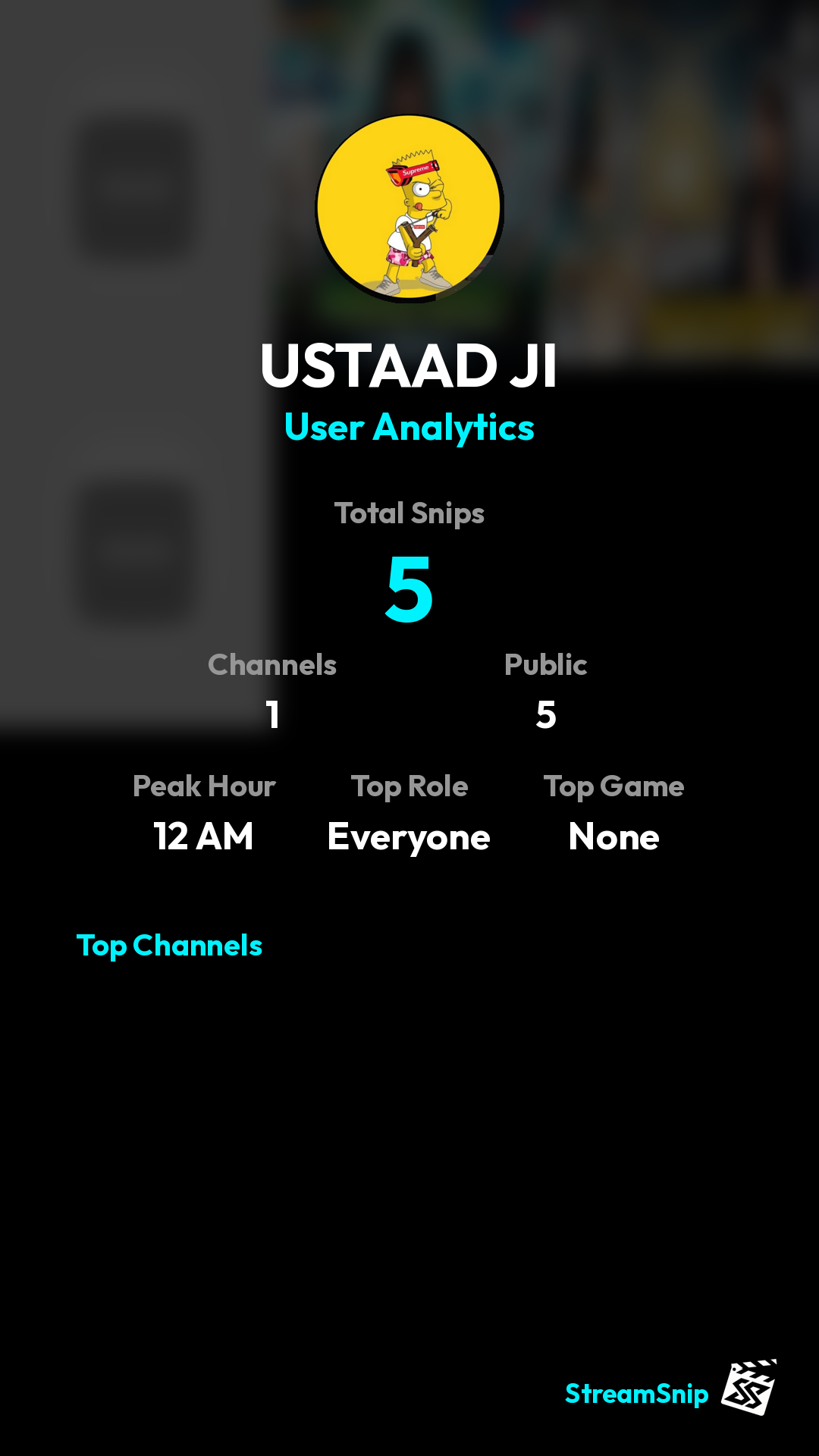 Stats Share Card