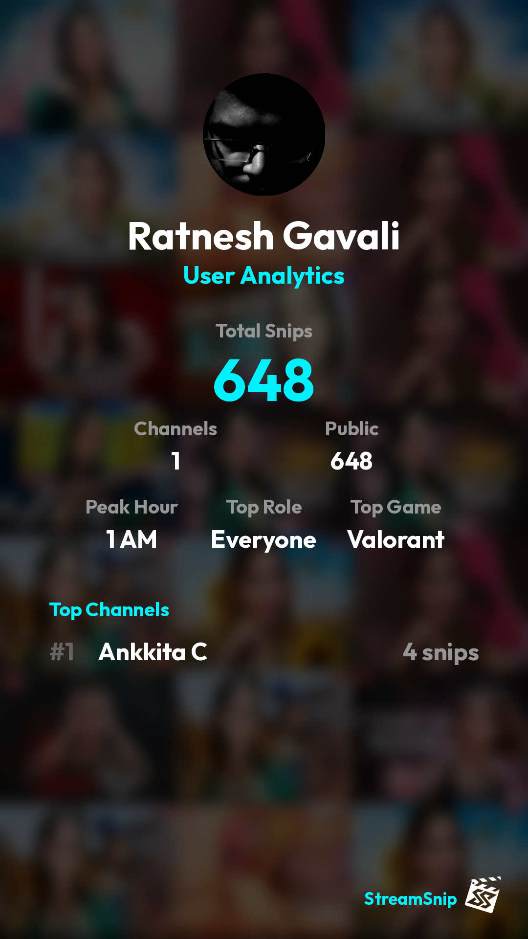 Stats Share Card