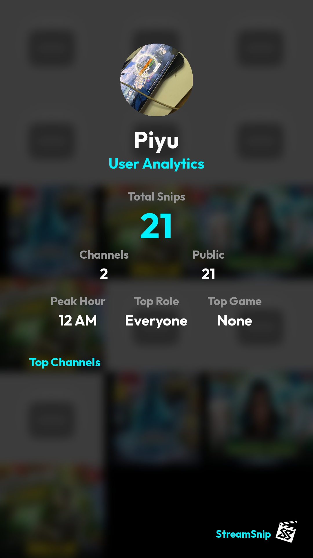 Stats Share Card