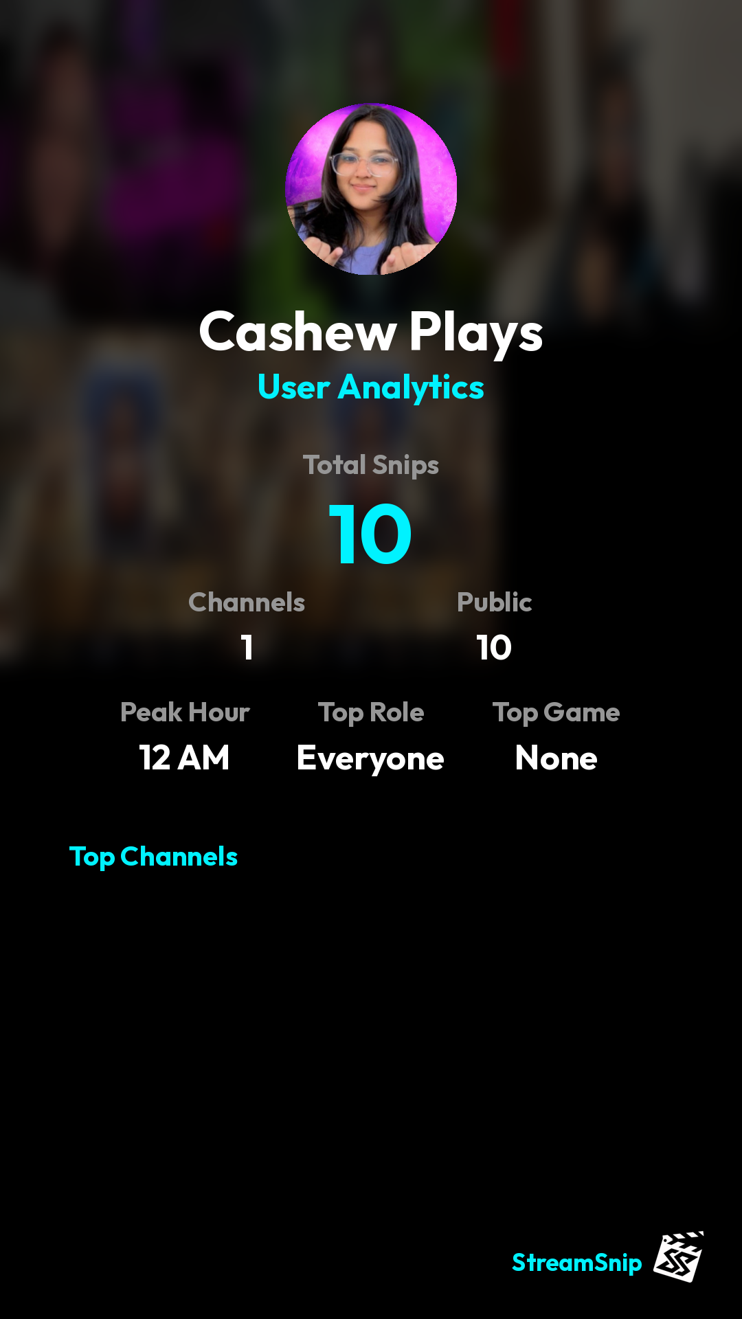 Stats Share Card