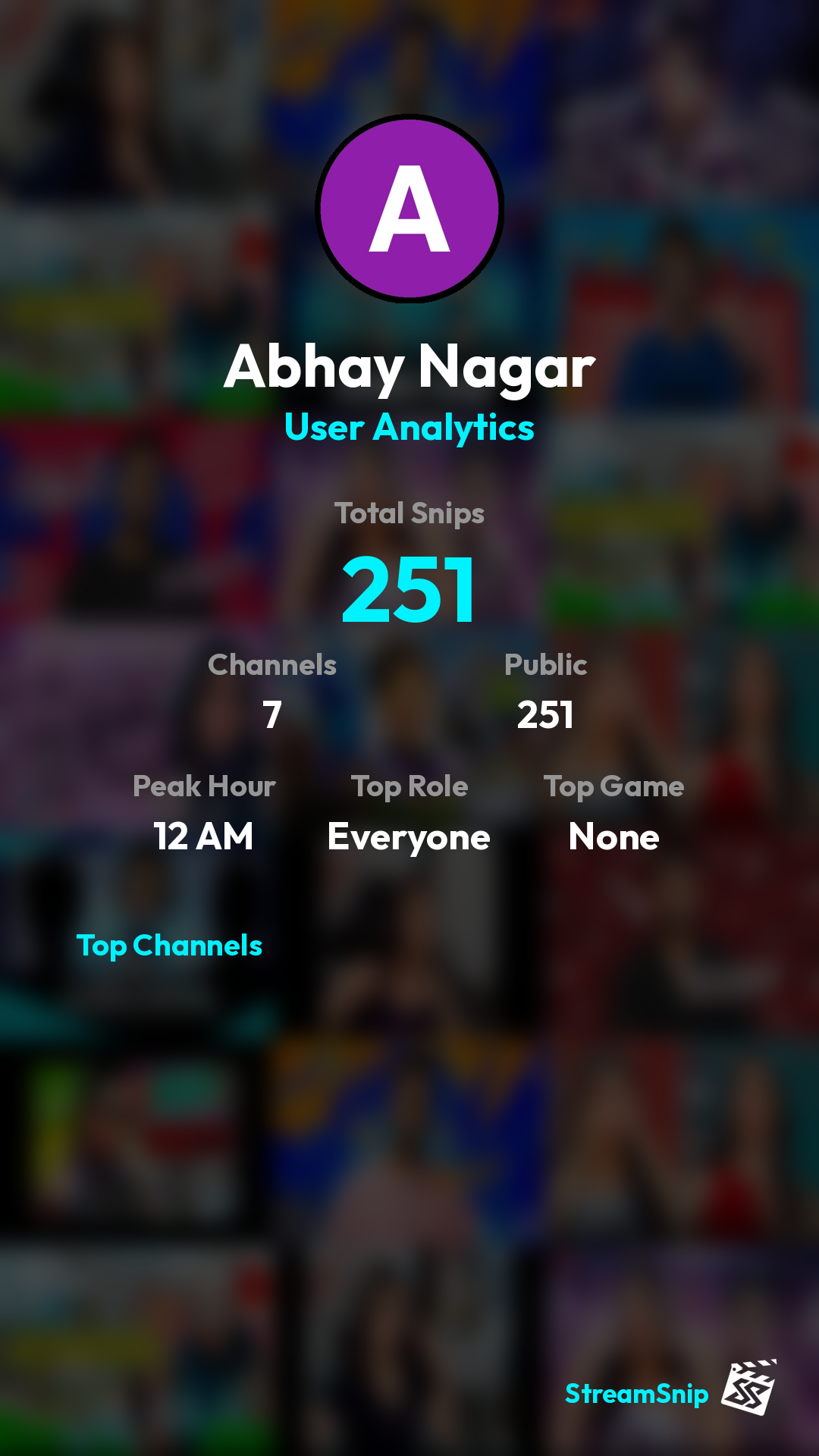 Stats Share Card