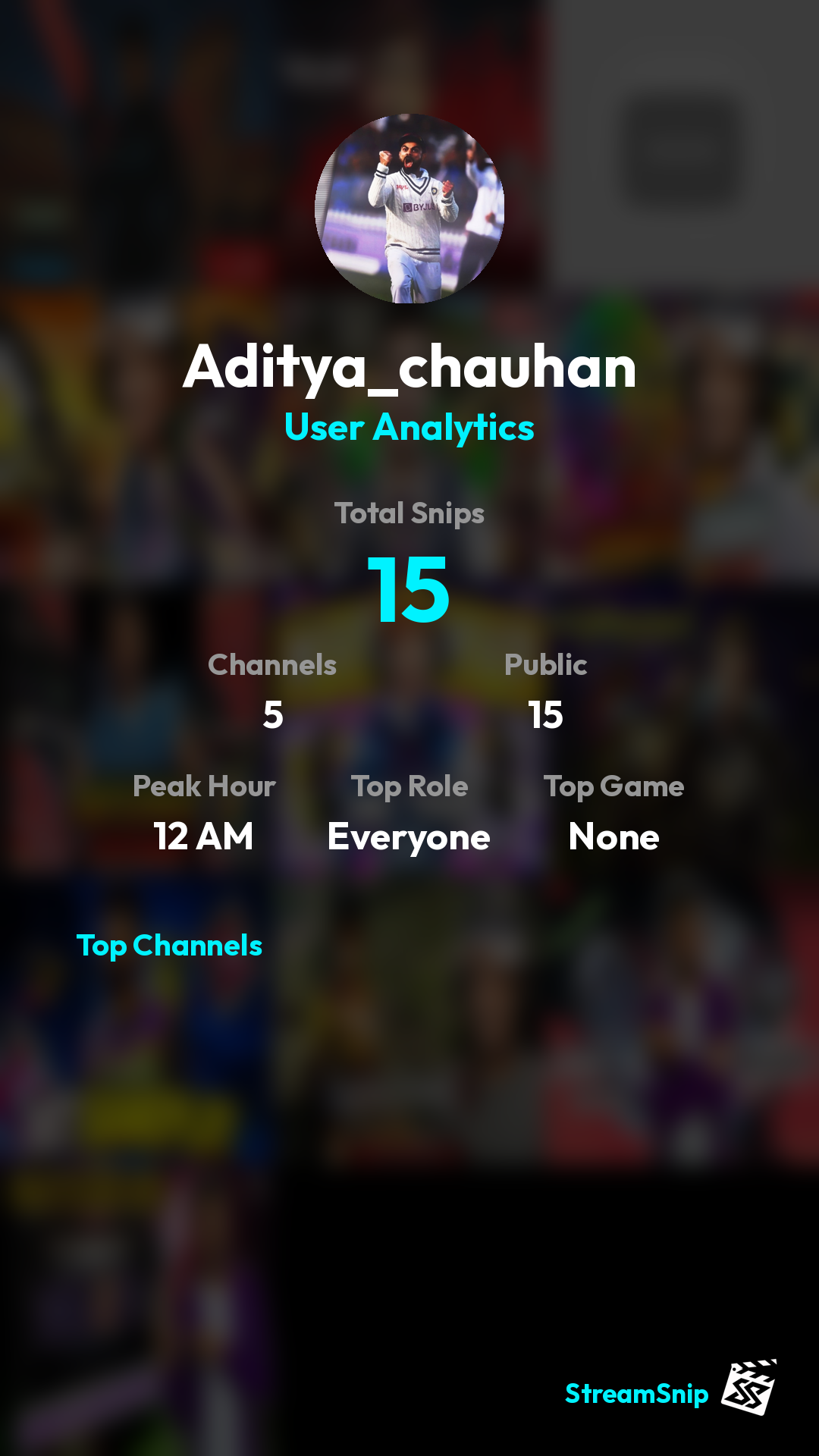 Stats Share Card