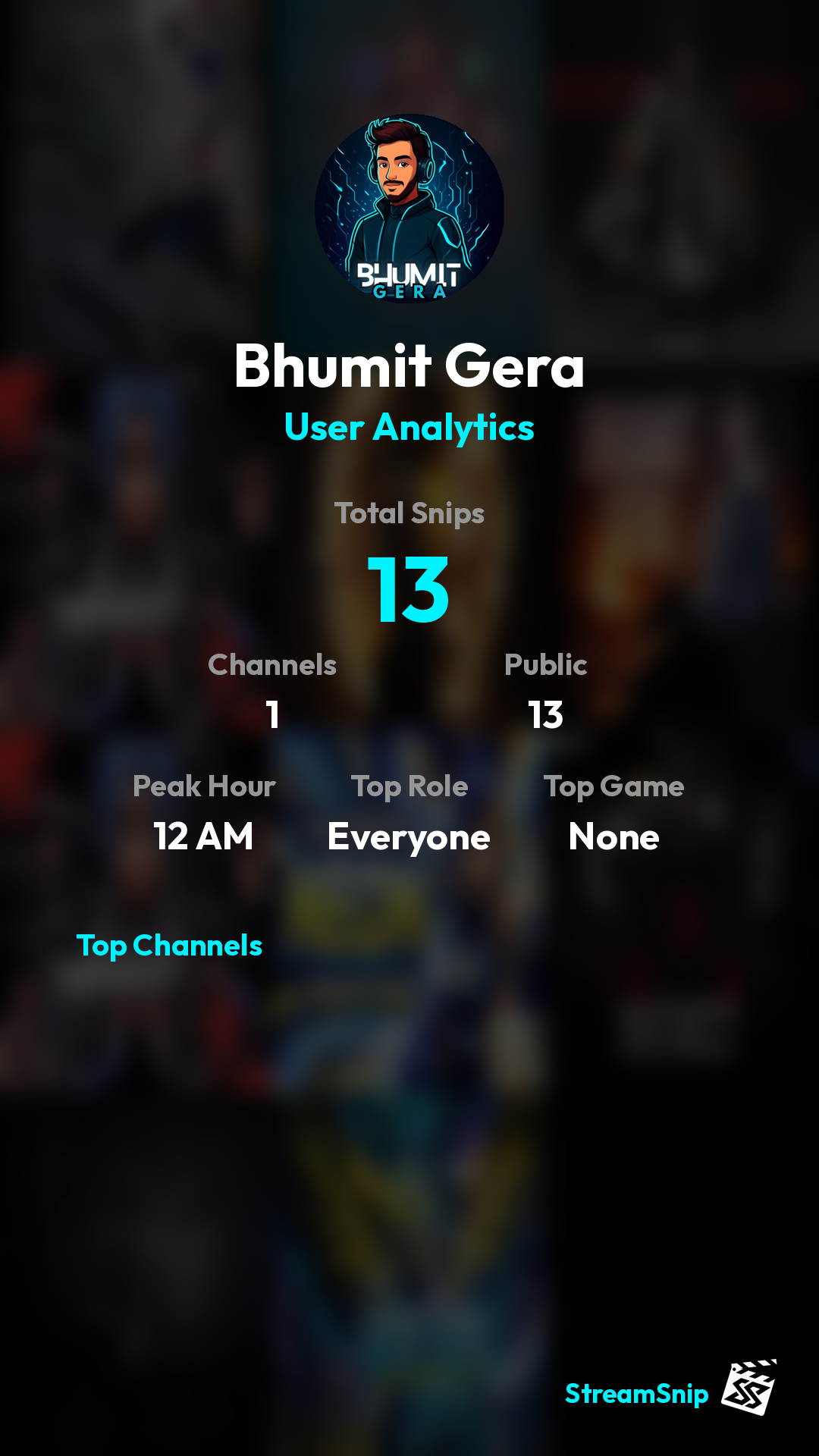 Stats Share Card