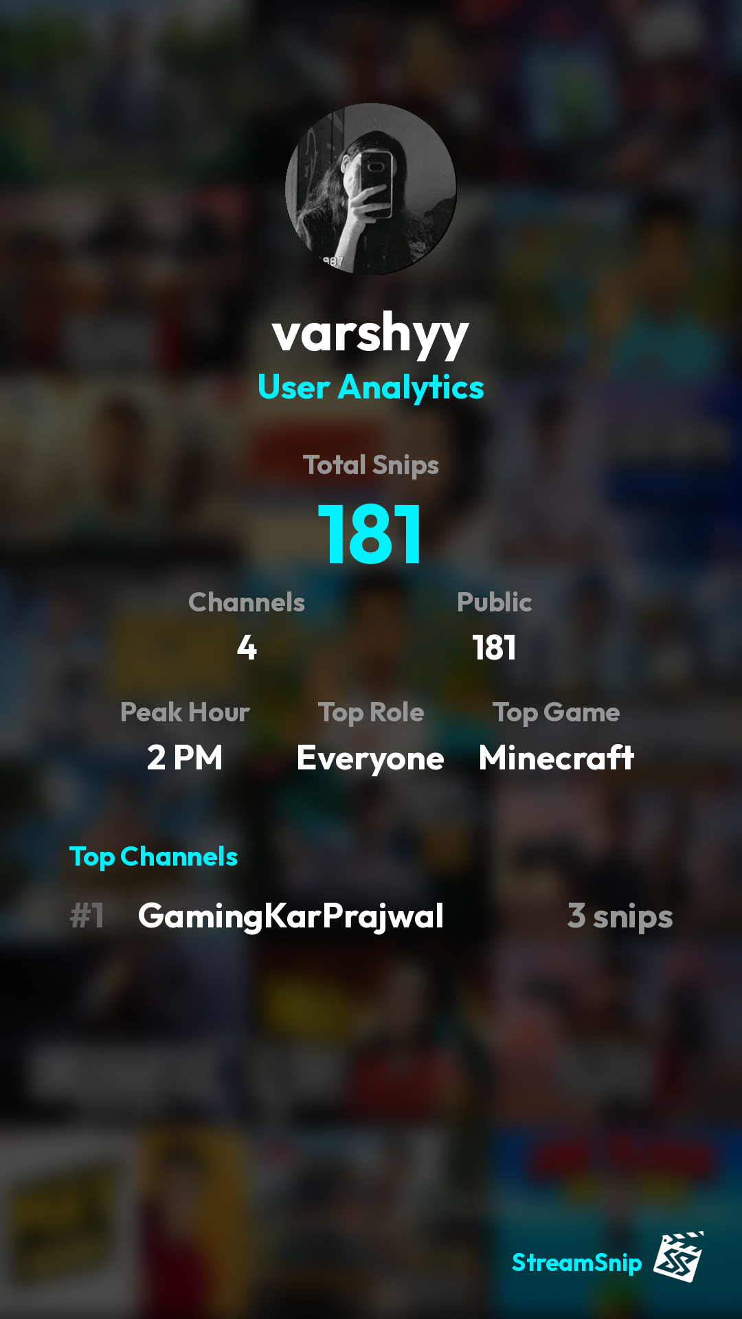 Stats Share Card