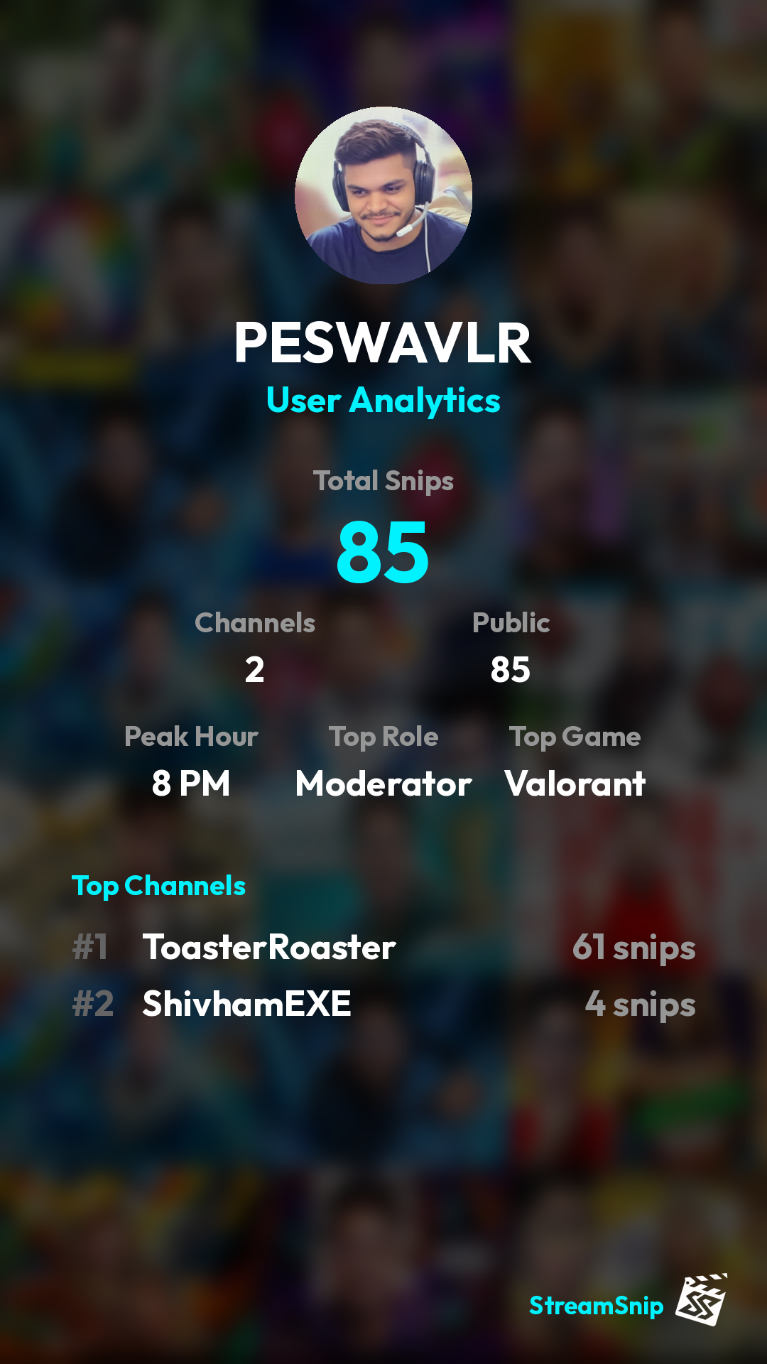 Stats Share Card