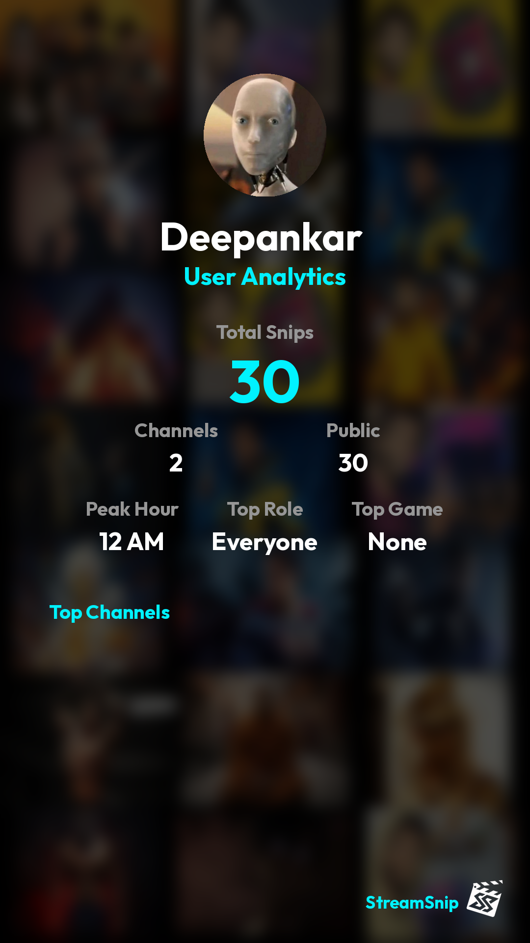 Stats Share Card