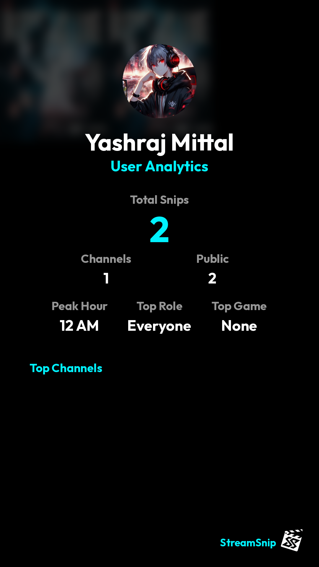Stats Share Card