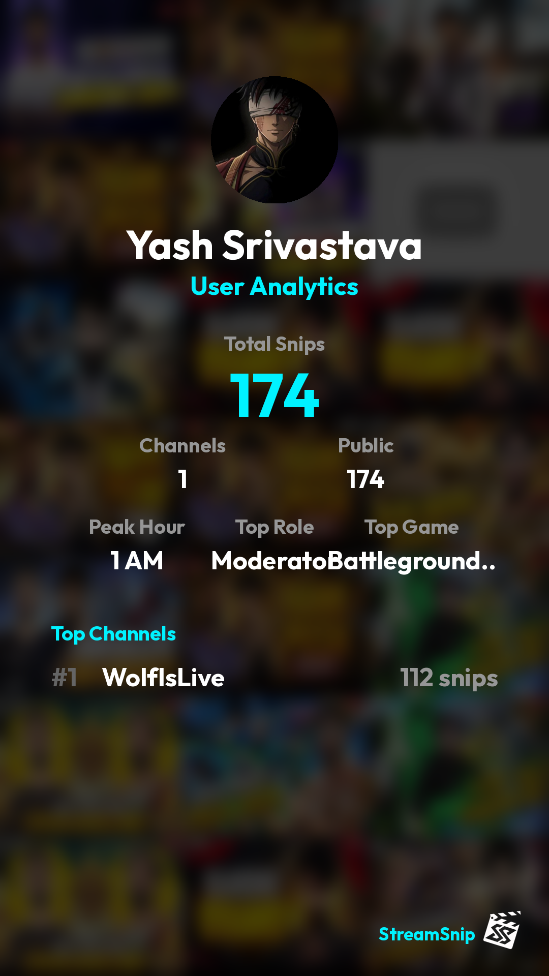 Stats Share Card