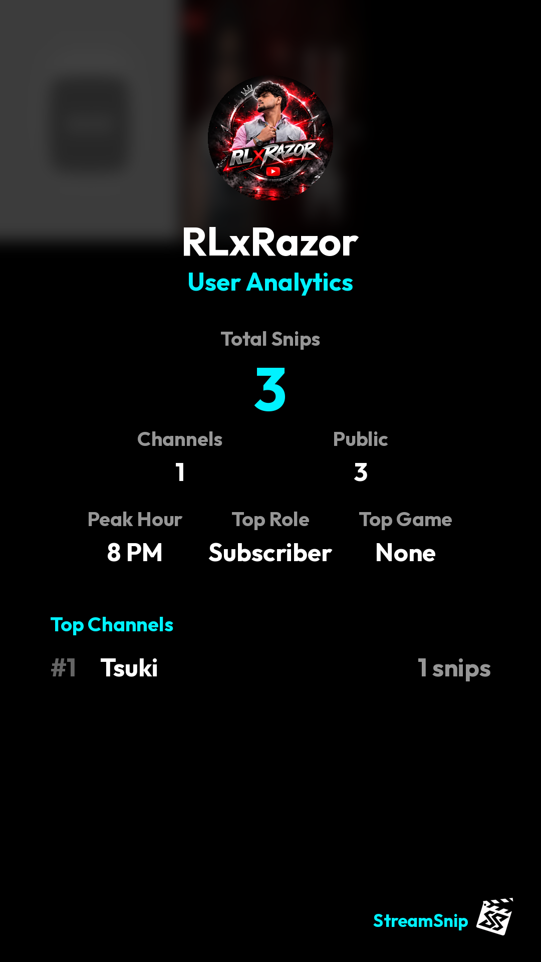 Stats Share Card