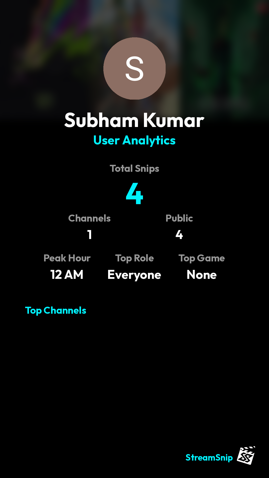Stats Share Card