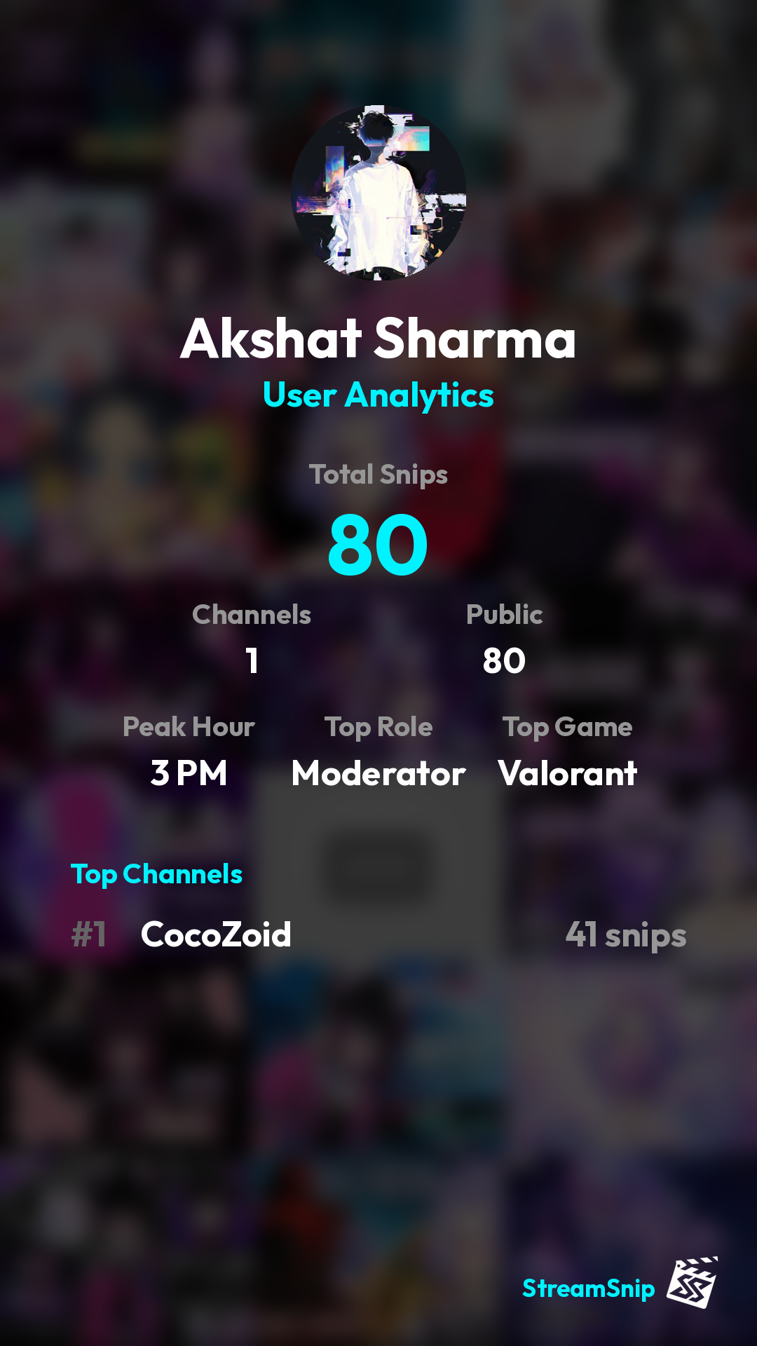 Stats Share Card