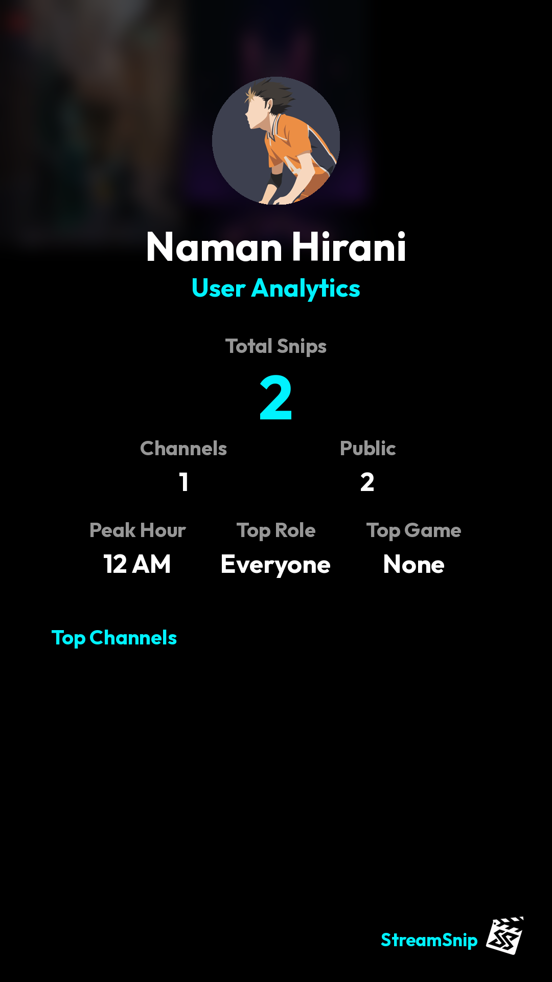Stats Share Card