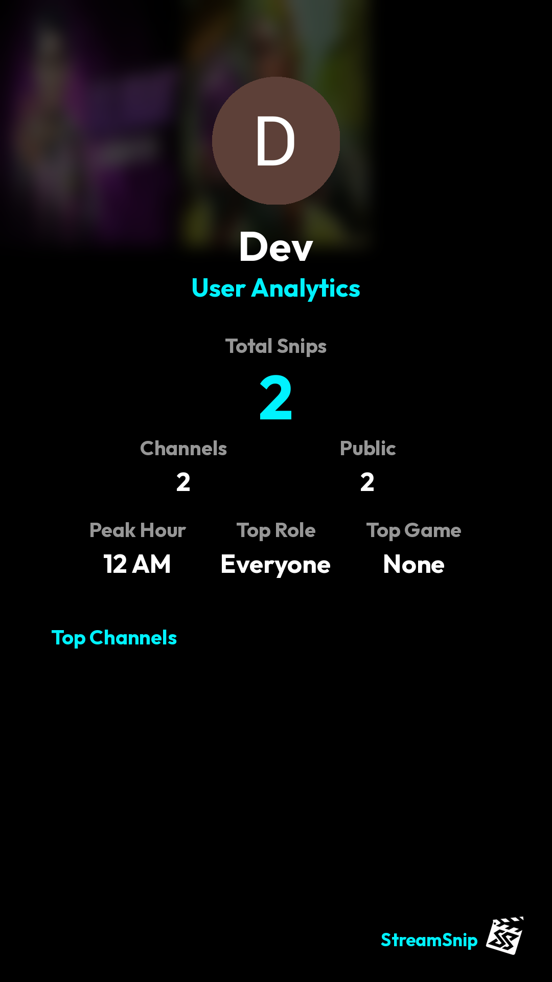 Stats Share Card