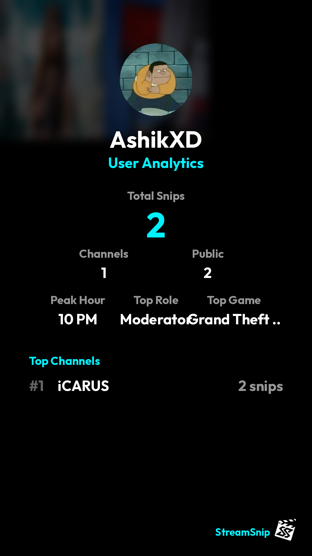 Stats Share Card