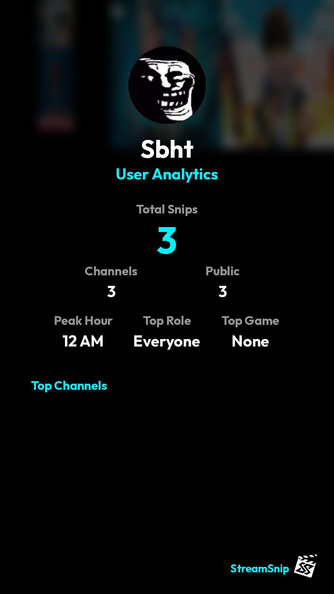 Stats Share Card