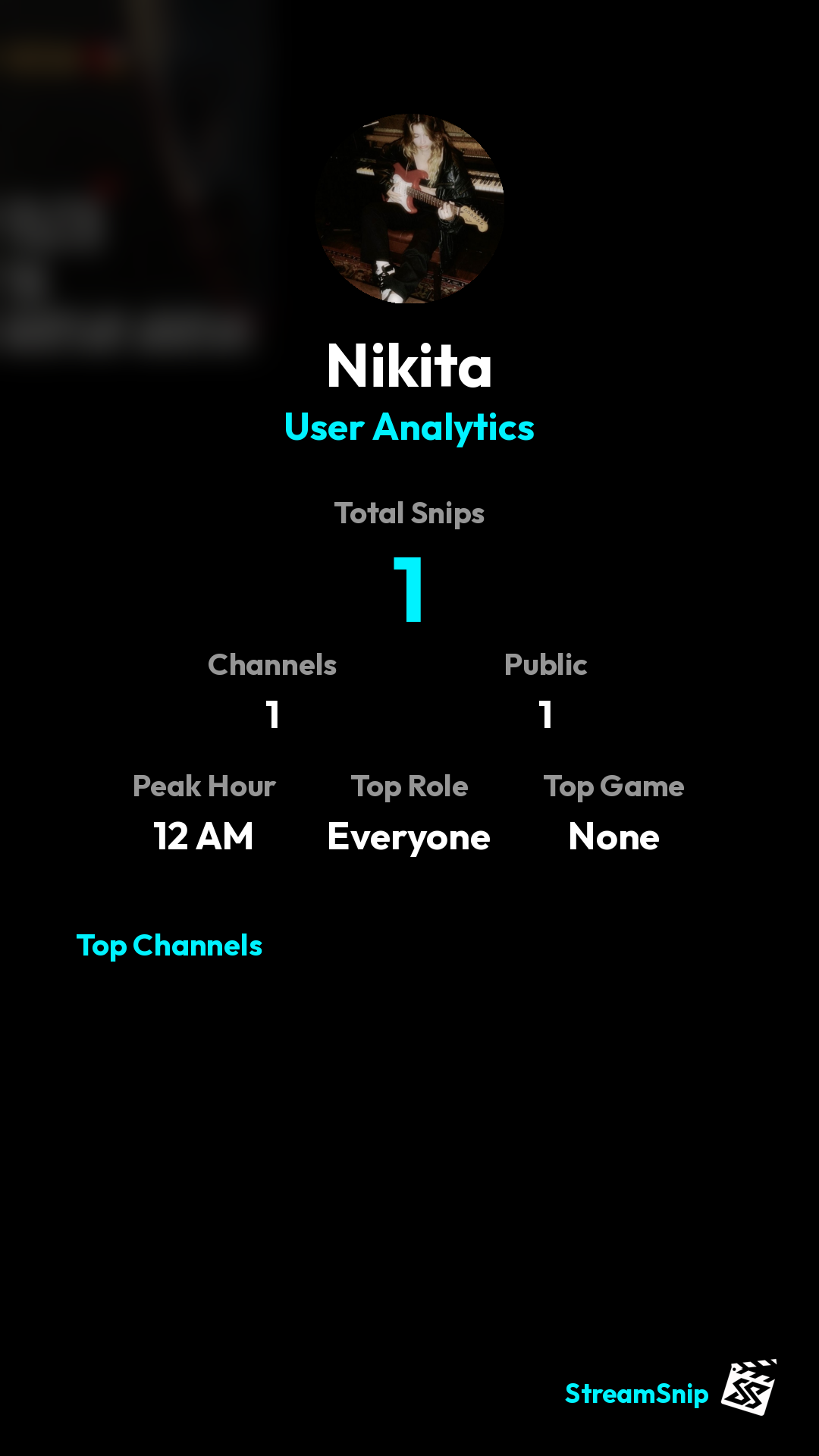 Stats Share Card