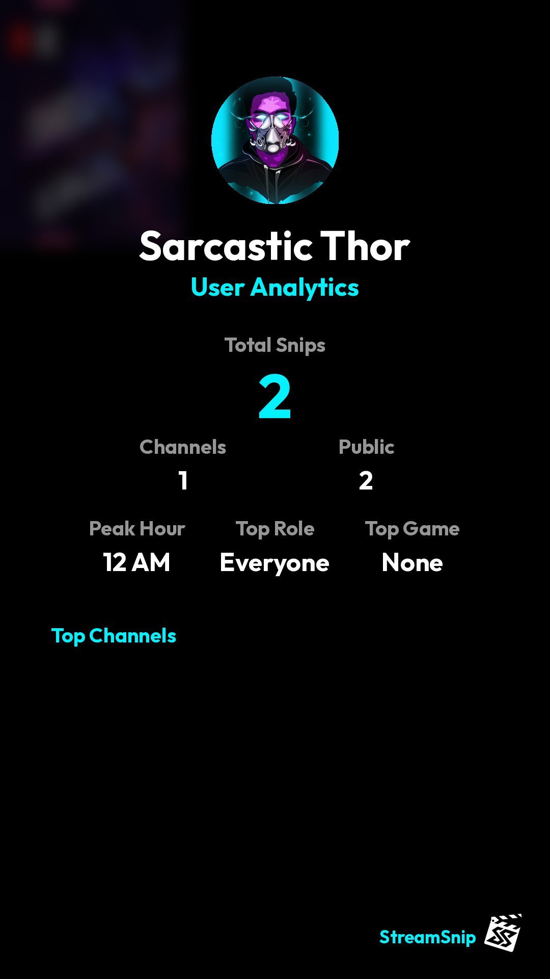 Stats Share Card