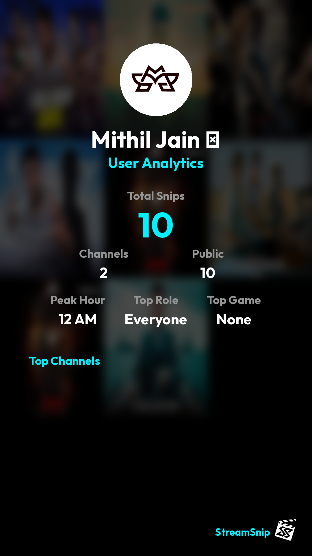 Stats Share Card