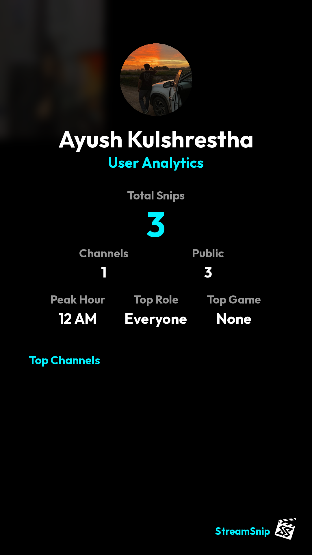Stats Share Card