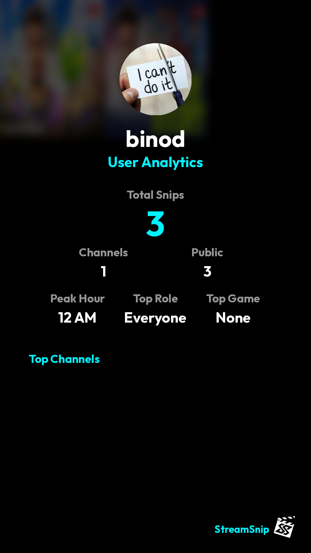 Stats Share Card