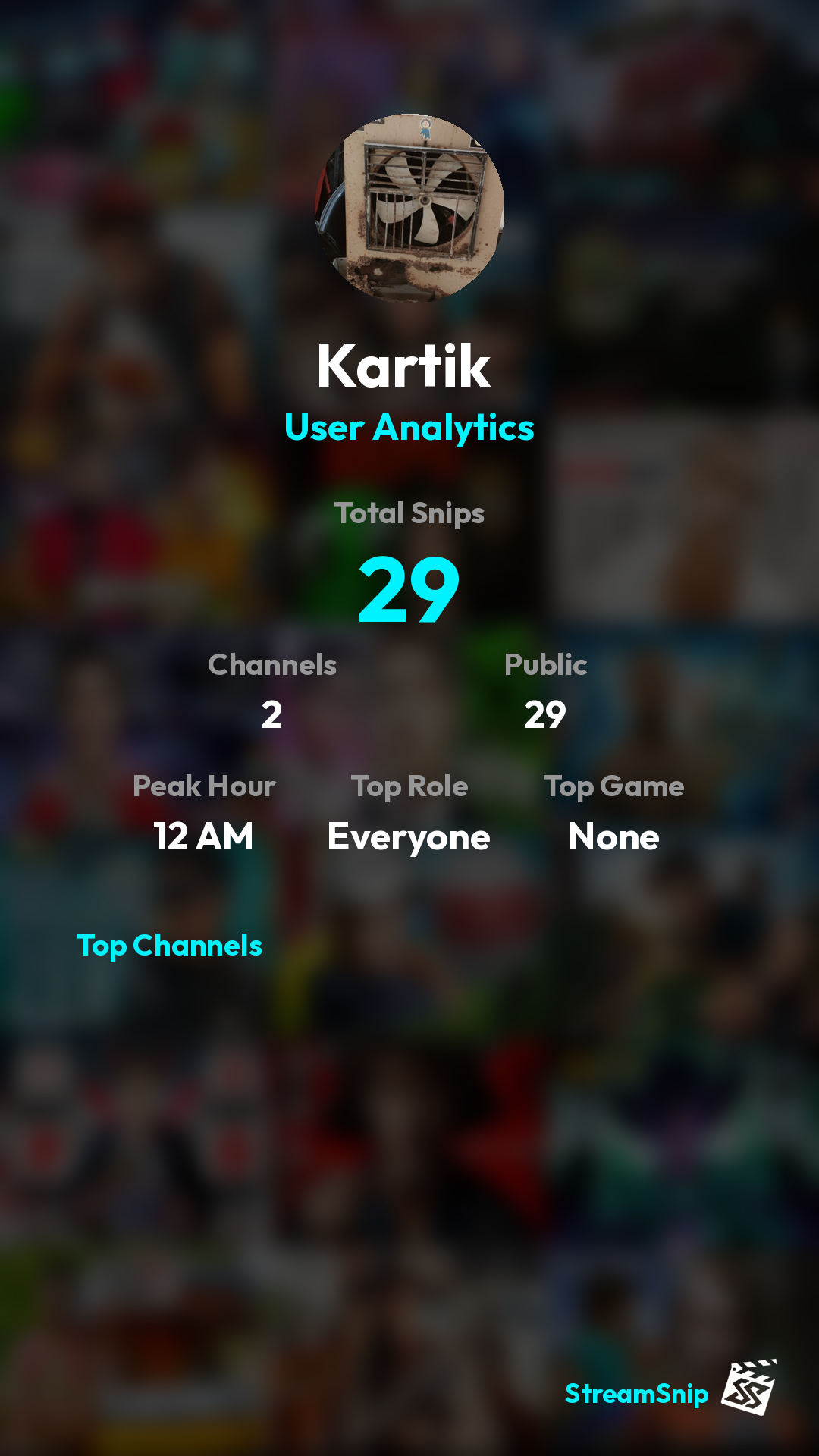 Stats Share Card