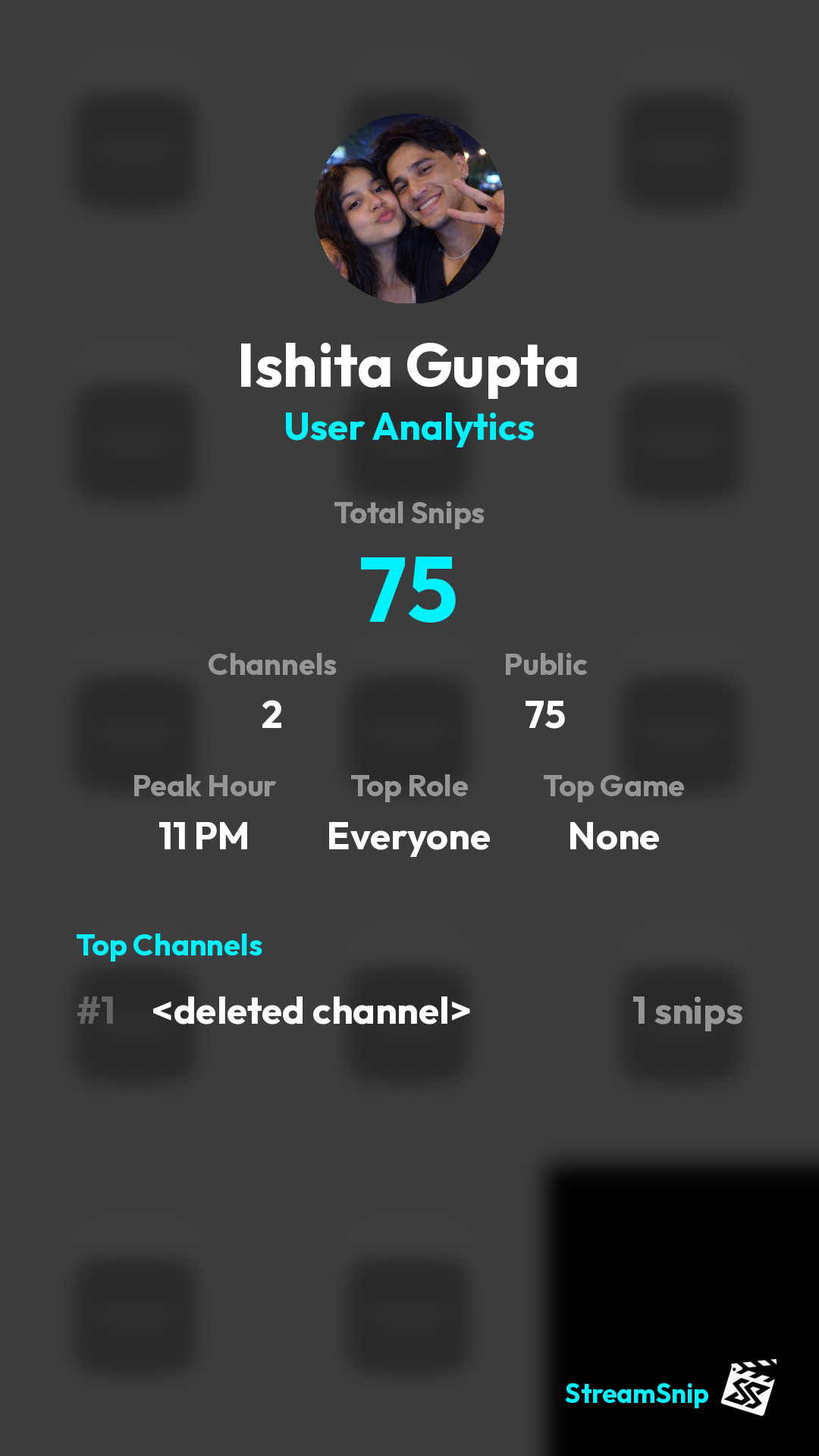 Stats Share Card