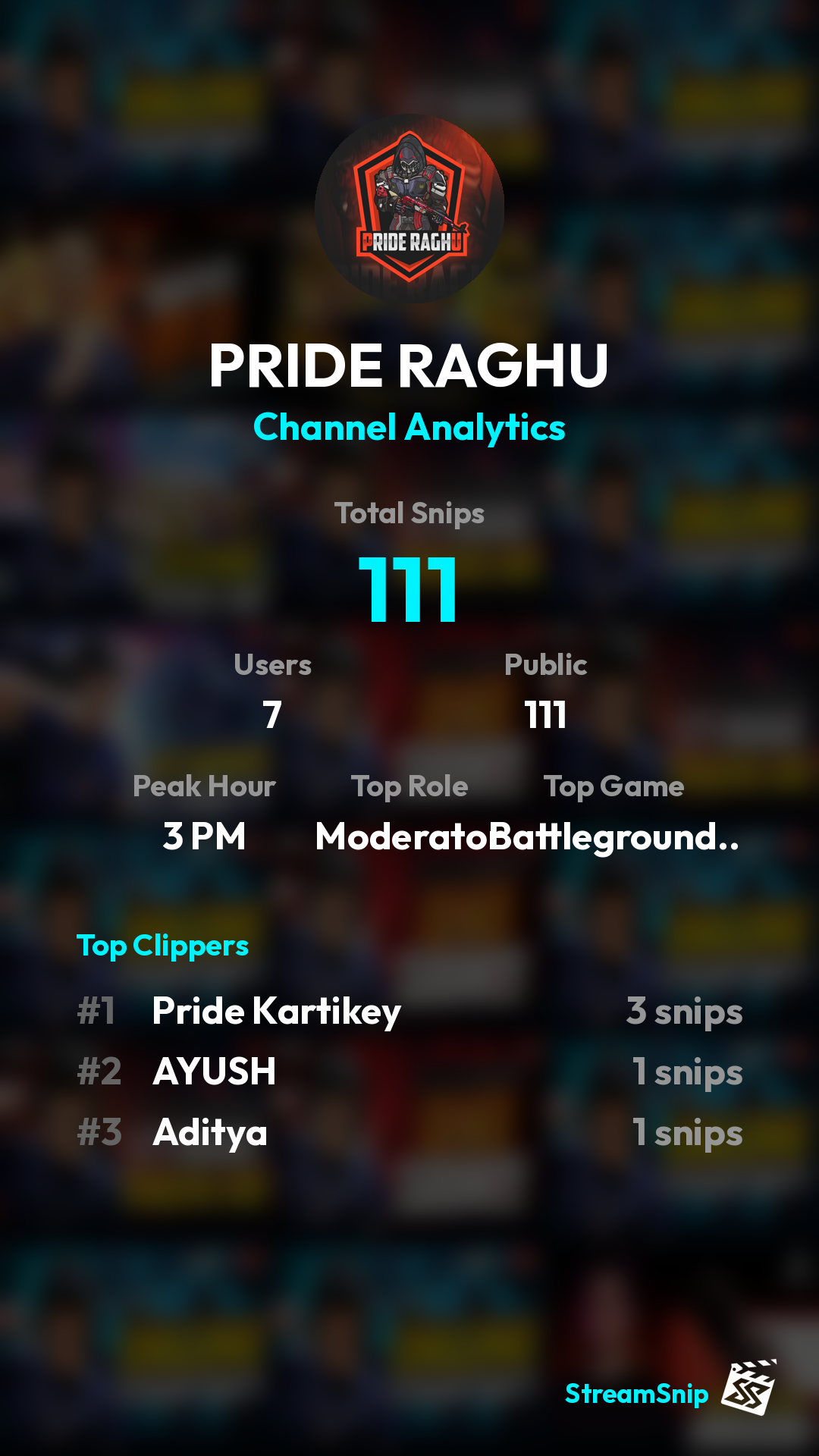 Stats Share Card