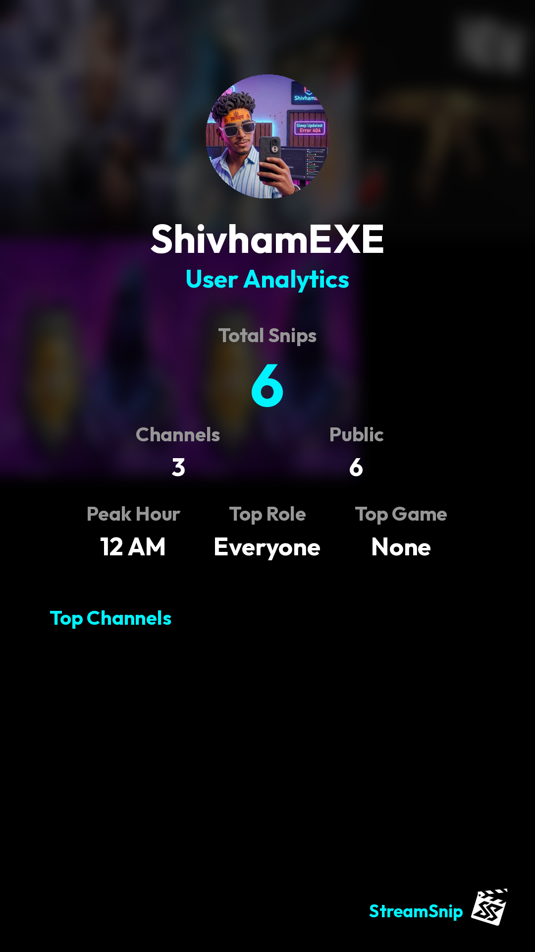 Stats Share Card