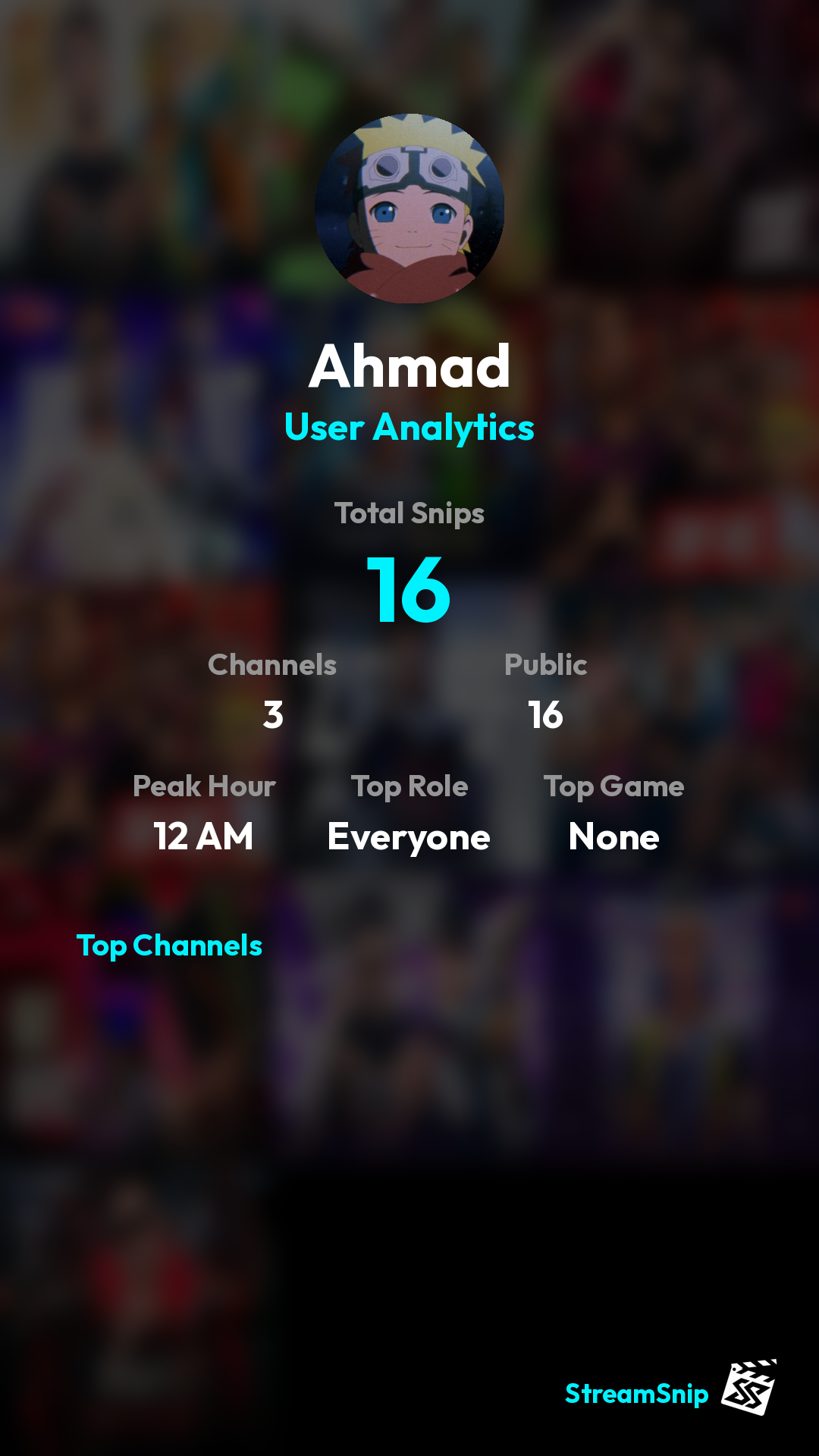 Stats Share Card